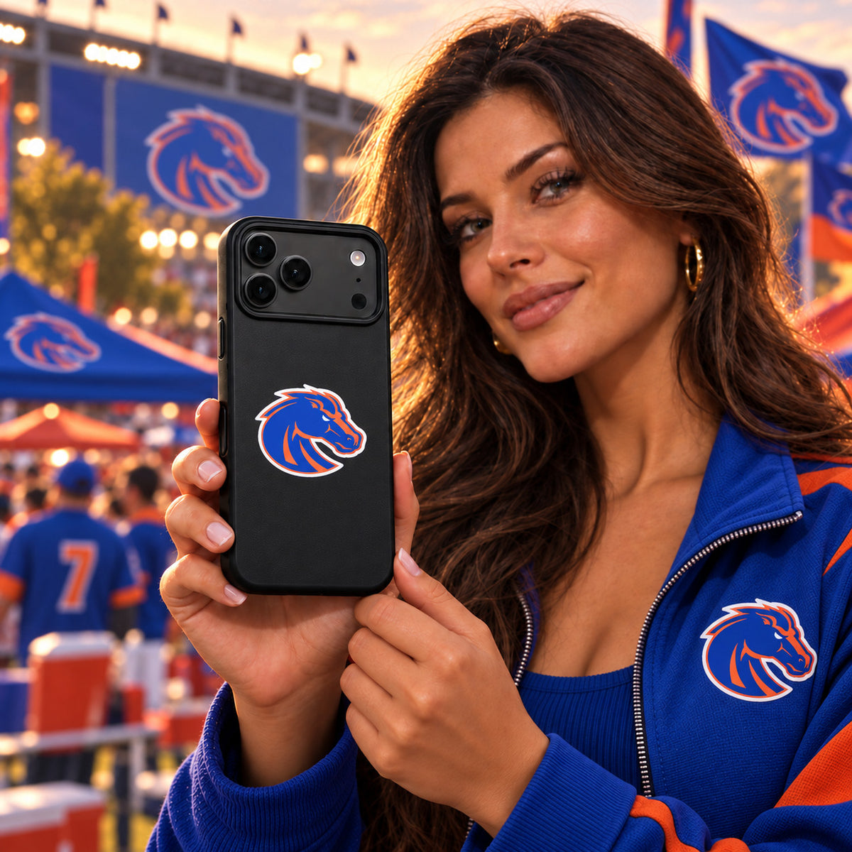 Boise State Broncos Phone Case Cover iPhone 17 Pro Max Samsung Galaxy S26 Slim