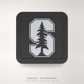 Stanford Cardinal Blackout Trailer Hitch Cover 2 Inch Receiver Black