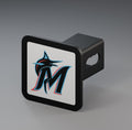 Miami Marlins MLB Baseball Trailer Hitch Cover 2 Inch Receiver