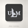 UL Monroe Warhawks Blackout Trailer Hitch Cover 2 Inch Receiver Black