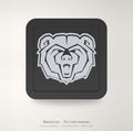Missouri State Bears Blackout Trailer Hitch Cover 2 Inch Receiver Black