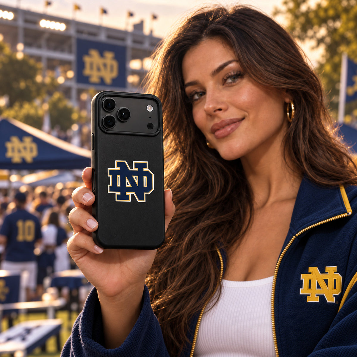 Notre Dame Fighting Irish Case for iPhone 17 Pro Max Samsung Ga Phone Case Cover