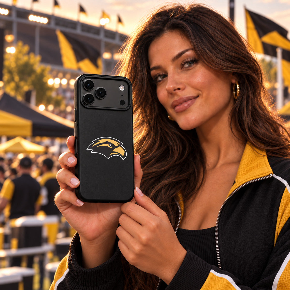 Southern Miss Golden Eagles Case for iPhone 17 Pro Max Samsung Phone Case Cover