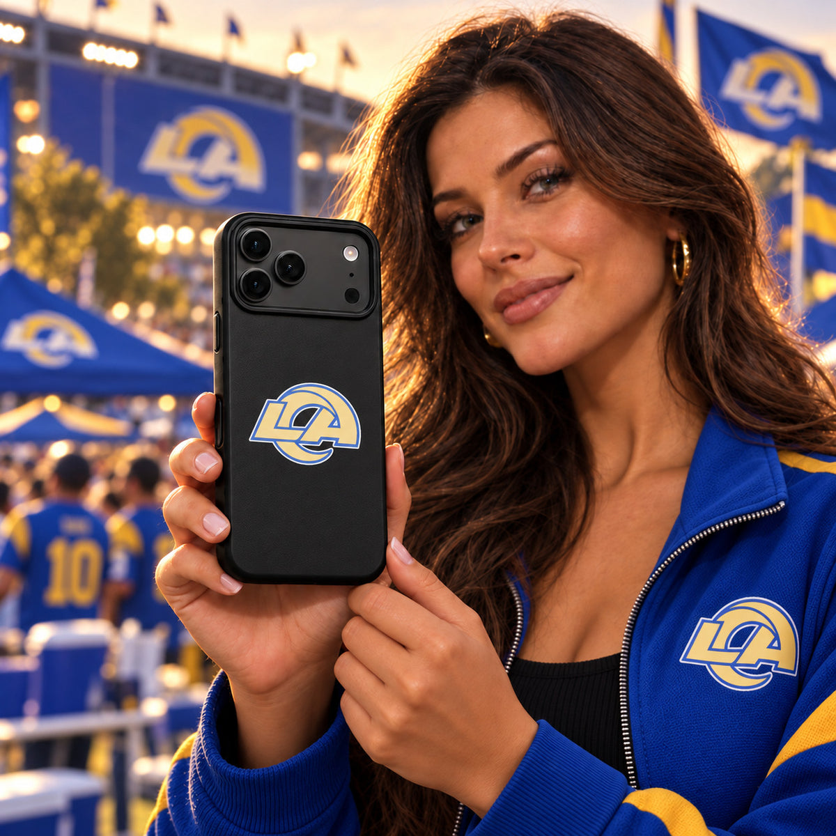 Los Angeles Rams Phone Case Cover iPhone 17 Pro Max Samsung Galaxy S26 Slim