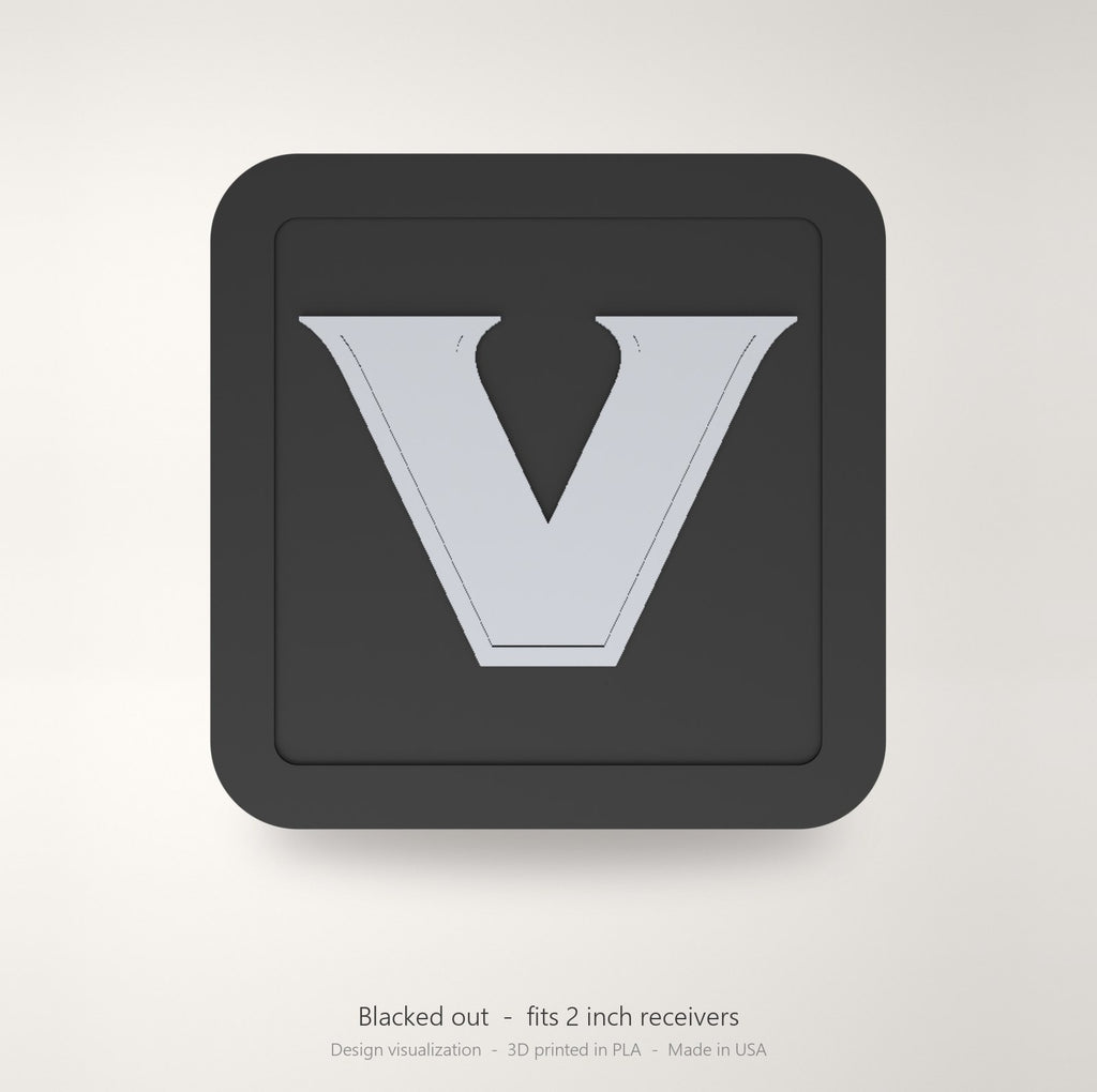 Vanderbilt Commodores Blackout Trailer Hitch Cover 2 Inch Receiver
