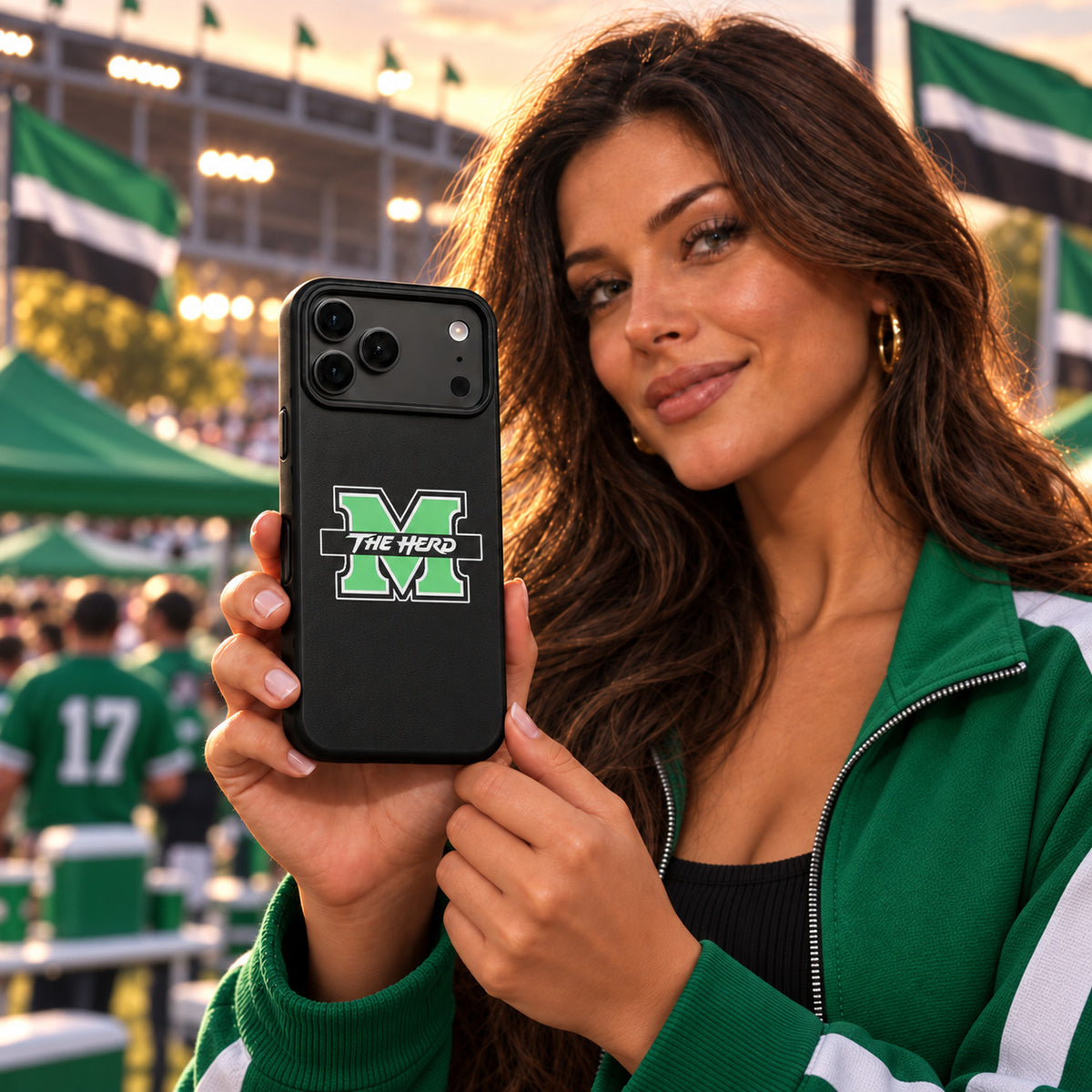 Marshall Thundering Herd Phone Case Cover iPhone 17 Pro Max Samsung Galaxy S26