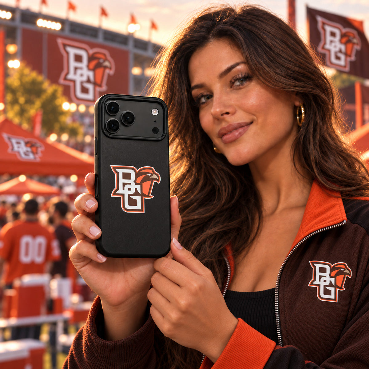 Bowling Green Falcons Phone Case Cover iPhone 17 Pro Max Samsung Galaxy S26 Slim