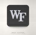 Wake Forest Demon Deacons Blackout Trailer Hitch Cover 2 Inch Receiver