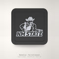 New Mexico State Aggies NMSU Blackout Trailer Hitch Cover 2 Inch Receiver