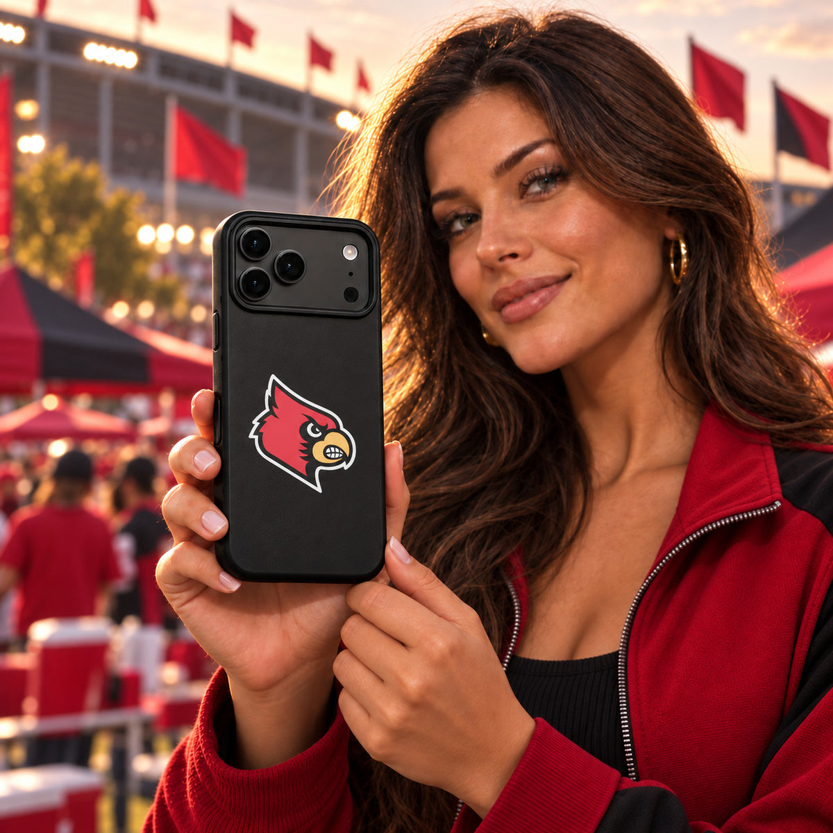 Louisville Cardinals Phone Case Cover iPhone 17 Pro Max Samsung Galaxy S26 Slim