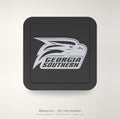 Georgia Southern Eagles Blackout Trailer Hitch Cover 2 Inch Receiver