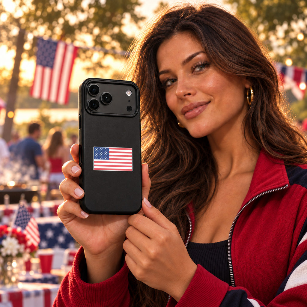 American Flag Phone Case Cover iPhone 17 Pro Max Samsung Galaxy S26 Slim