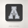 App State Mountaineers Blackout Trailer Hitch Cover 2 Inch Receiver
