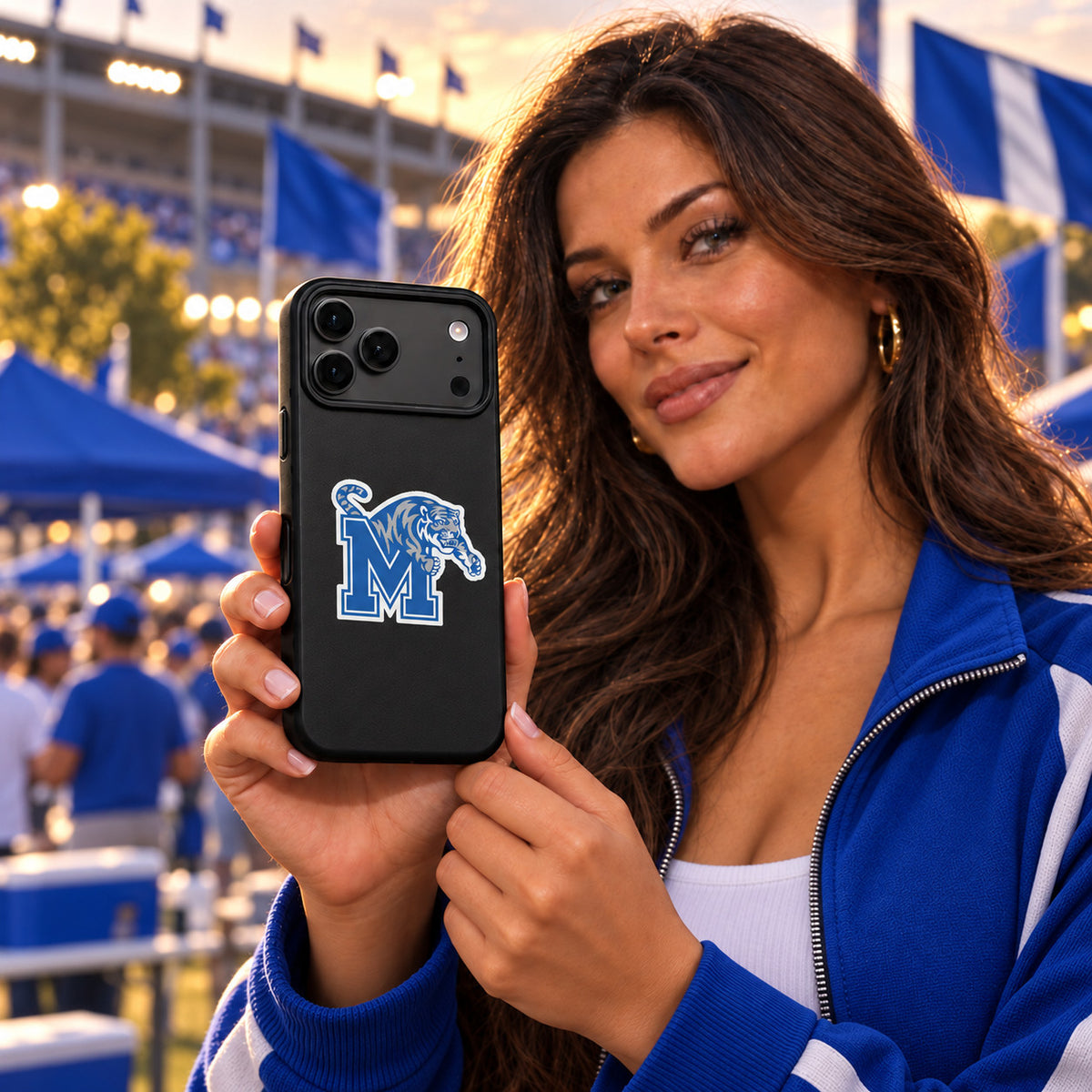 Memphis Tigers Phone Case Cover iPhone 17 Pro Max Samsung Galaxy S26 Slim