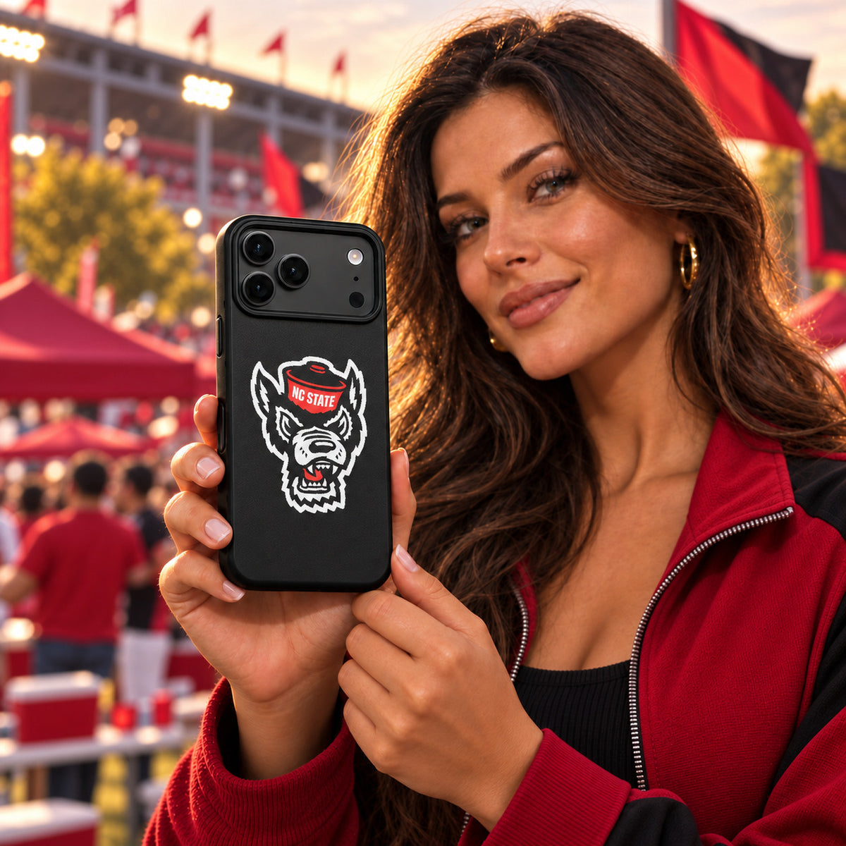 NC State Wolfpack Phone Case Cover iPhone 17 Pro Max Samsung Galaxy S26 Slim
