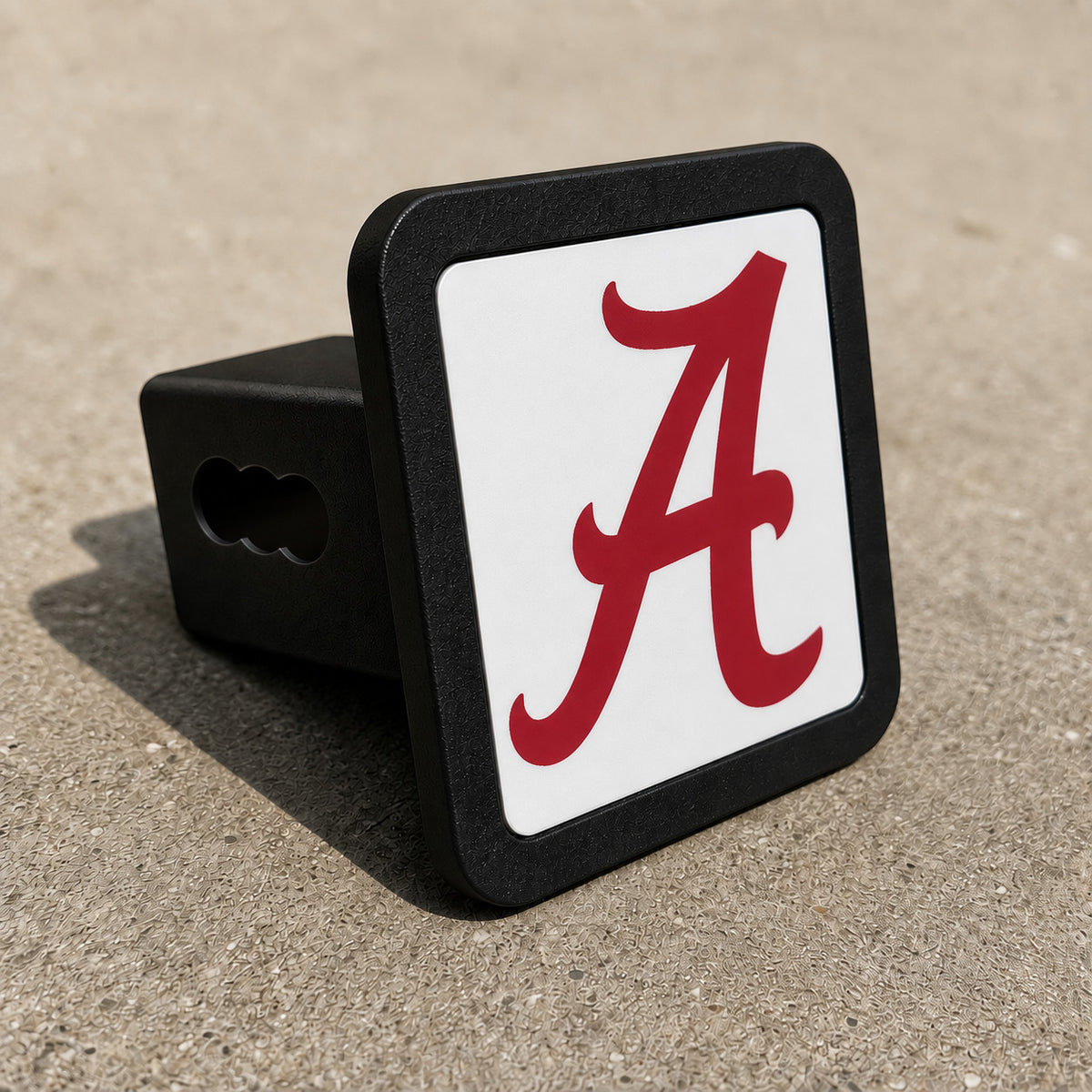 Alabama Crimson Tide Trailer Hitch Cover 2 Inch Receiver Blackout Oval