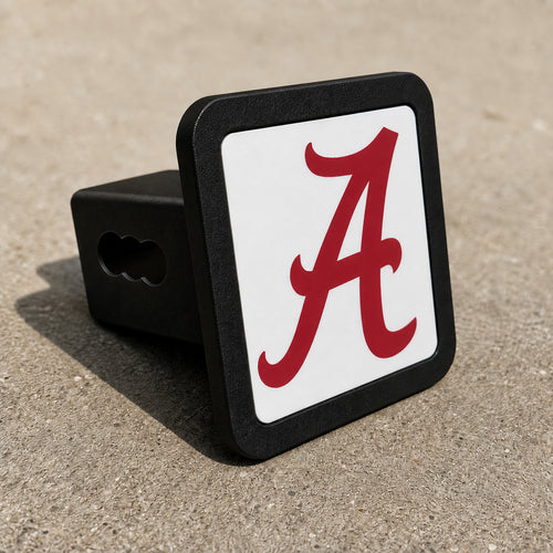Alabama Crimson Tide Trailer Hitch Cover 2 Inch Receiver Blackout Oval