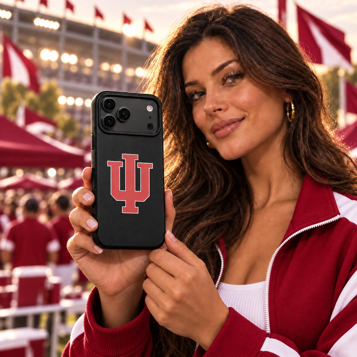 Indiana Hoosiers Phone Case Cover iPhone 17 Pro Max Samsung Galaxy S26 Slim