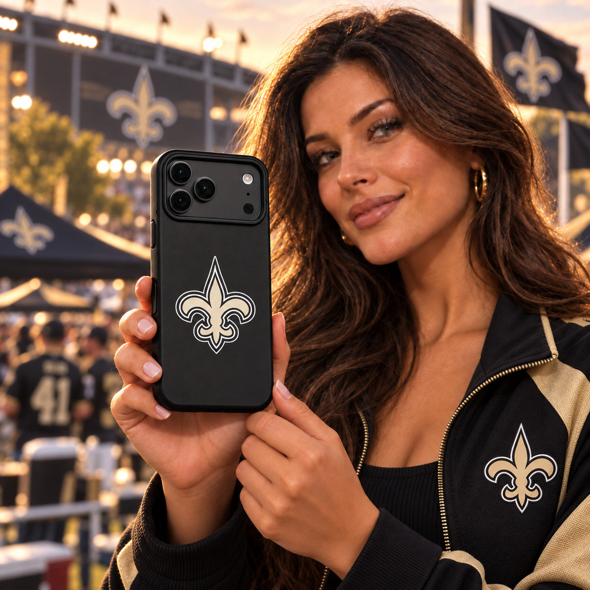 New Orleans Saints Phone Case Cover iPhone 17 Pro Max Samsung Galaxy S26 Slim