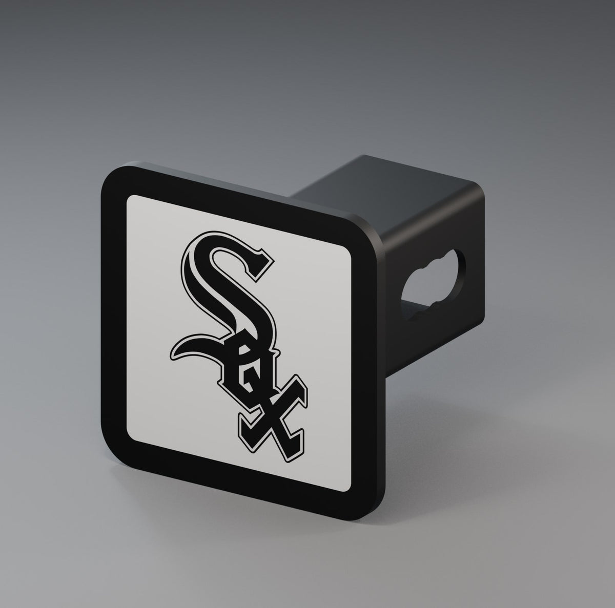 Chicago White Sox MLB Baseball Trailer Hitch Cover 2 Inch Receiver