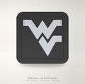 West Virginia Mountaineers Blackout Trailer Hitch Cover 2 Inch Receiver