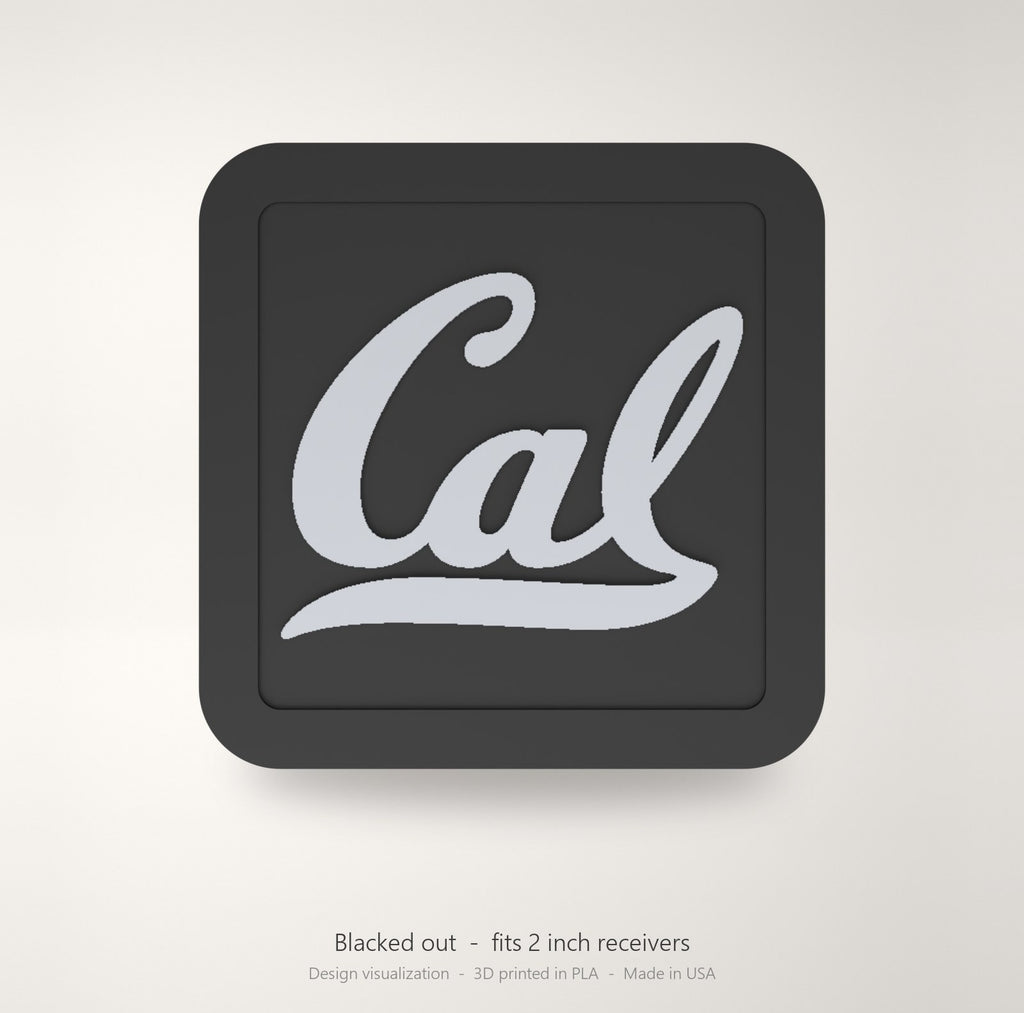 California Golden Bears Cal Blackout Trailer Hitch Cover 2 Inch Receiver