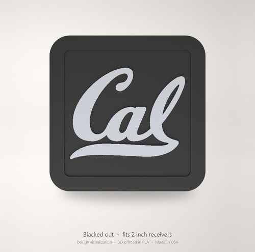 California Golden Bears Cal Blackout Trailer Hitch Cover 2 Inch Receiver