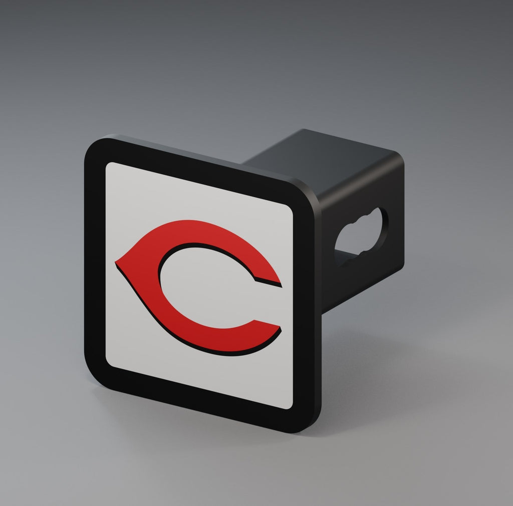 Cincinnati Reds MLB Baseball Trailer Hitch Cover 2 Inch Receiver