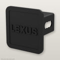 Lexus Trailer Hitch Cover 2 Inch 1.25 Inch Receiver Plug Raised Letters Blackout