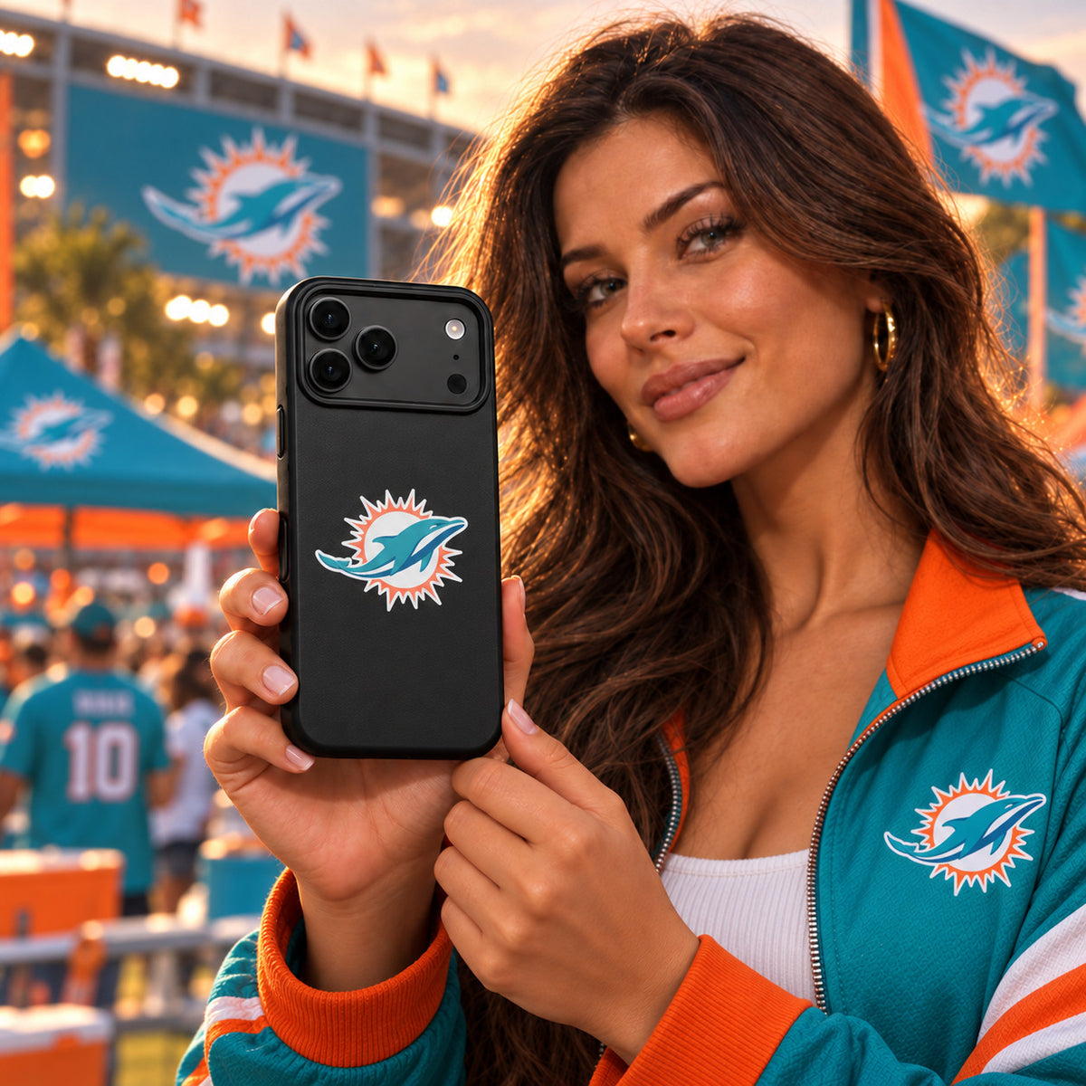 Miami Dolphins Phone Case Cover iPhone 17 Pro Max Samsung Galaxy S26 Slim