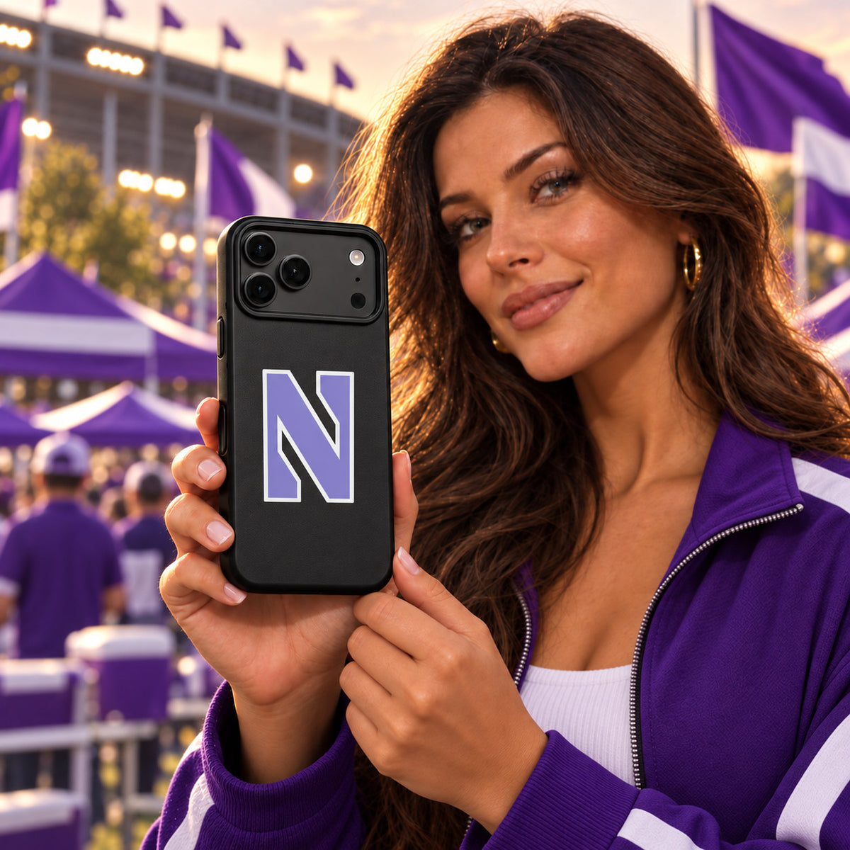 Northwestern Wildcats Phone Case Cover iPhone 17 Pro Max Samsung Galaxy S26 Slim