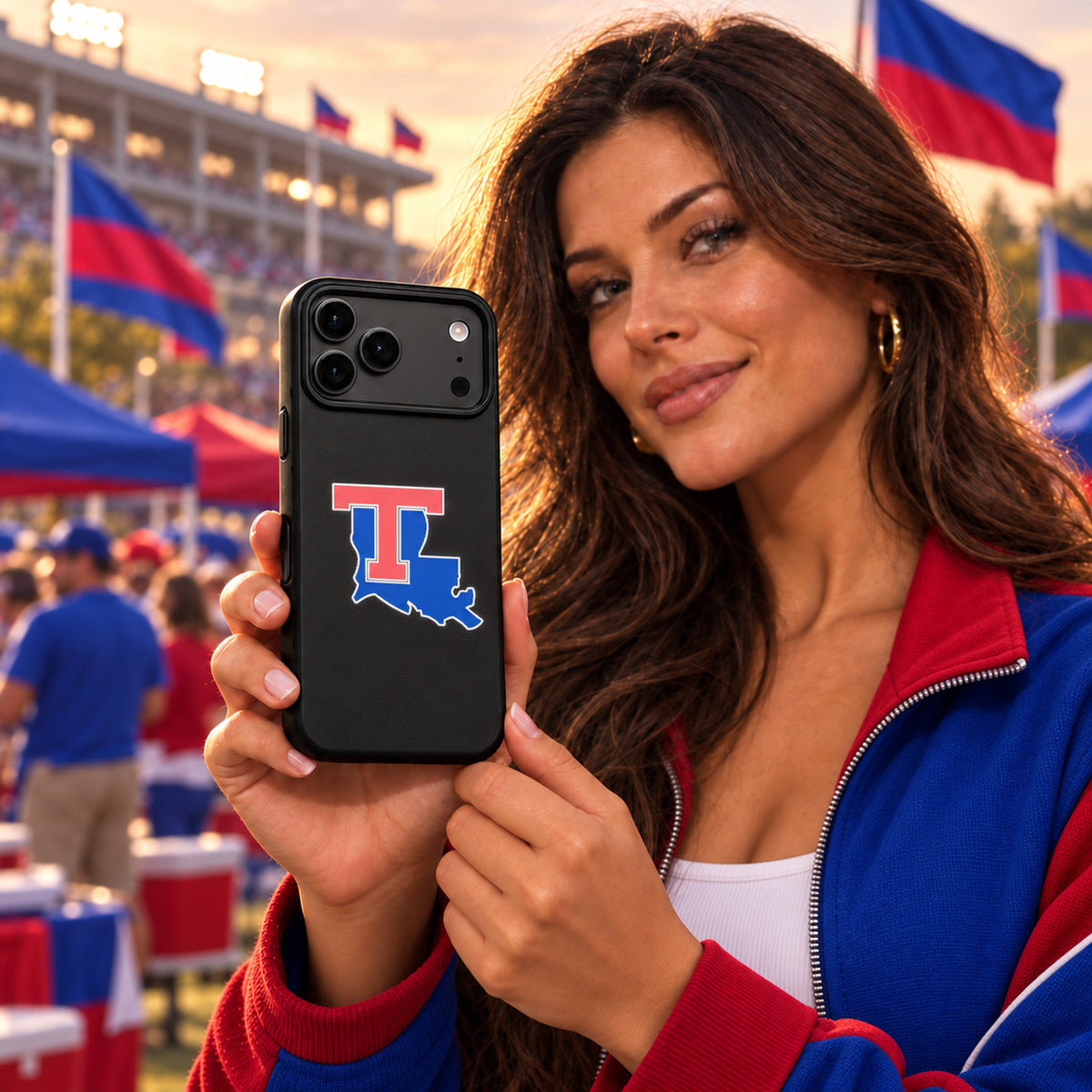 Louisiana Tech Bulldogs Phone Case Cover iPhone 17 Pro Max Samsung Galaxy S26