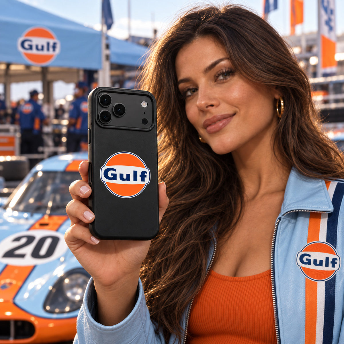 Gulf Phone Case Cover iPhone 17 Pro Max Samsung Galaxy S26 Slim Protective