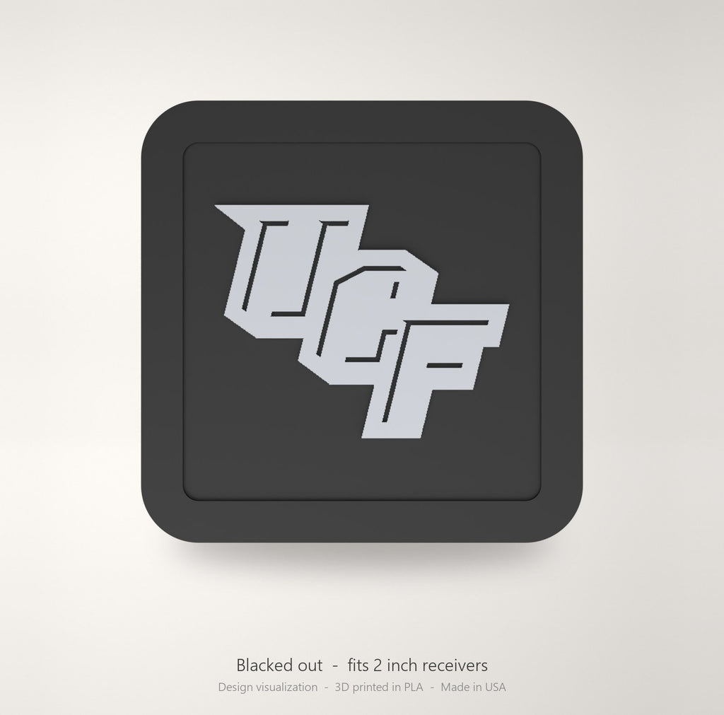 UCF Knights Blackout Trailer Hitch Cover 2 Inch Receiver Black