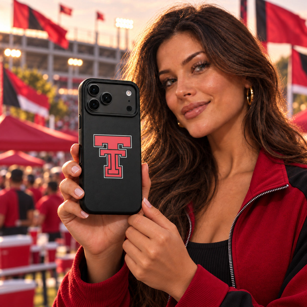Texas Tech Red Raiders TTU Phone Case Cover iPhone 17 Pro Max Samsung Galaxy S26