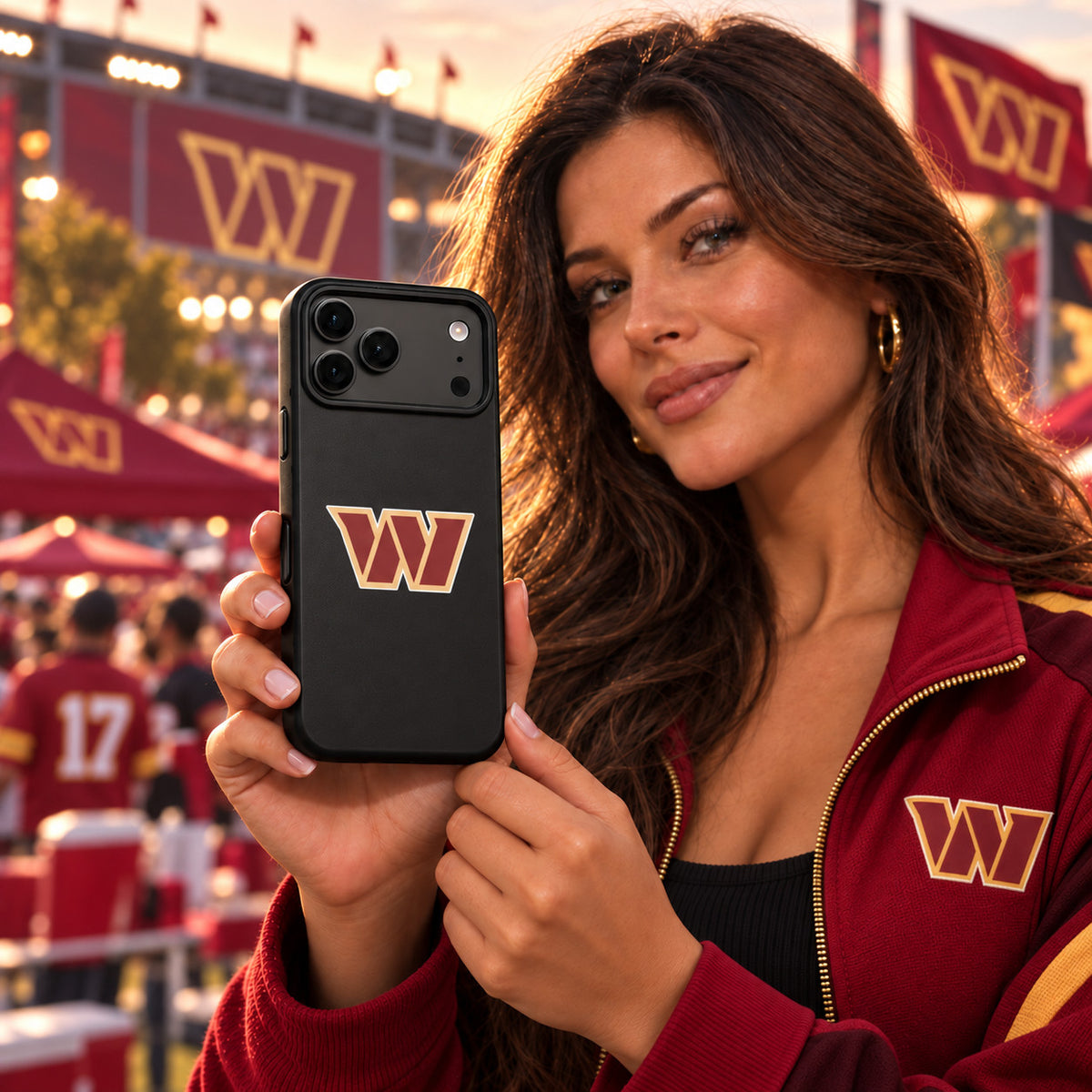 Washington Commanders Phone Case Cover iPhone 17 Pro Max Samsung Galaxy S26 Slim
