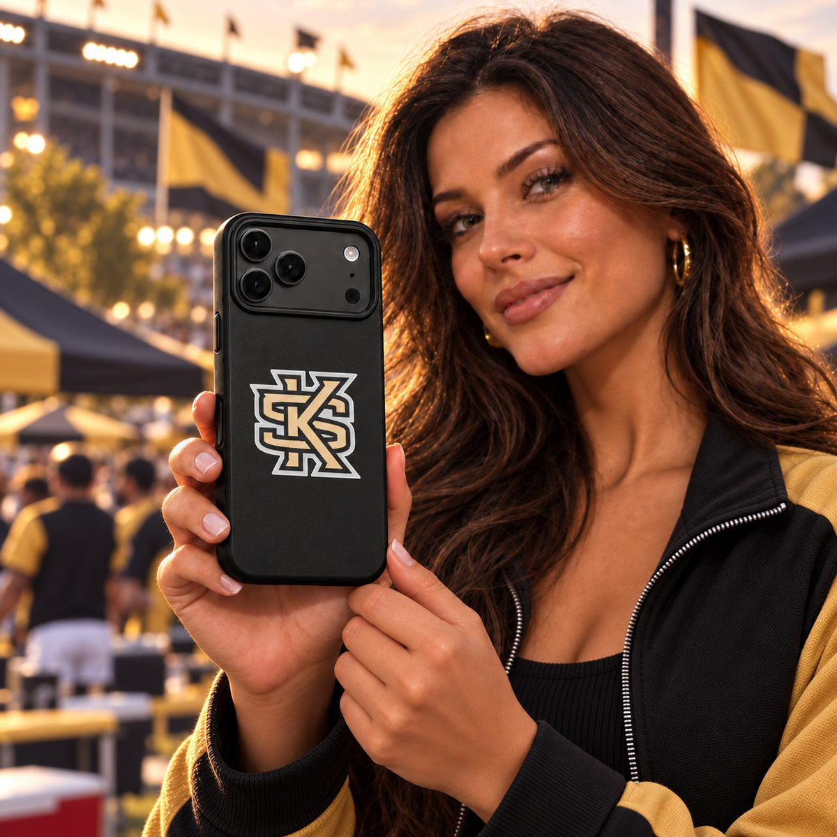 Kennesaw State Owls Phone Case Cover iPhone 17 Pro Max Samsung Galaxy S26 Slim