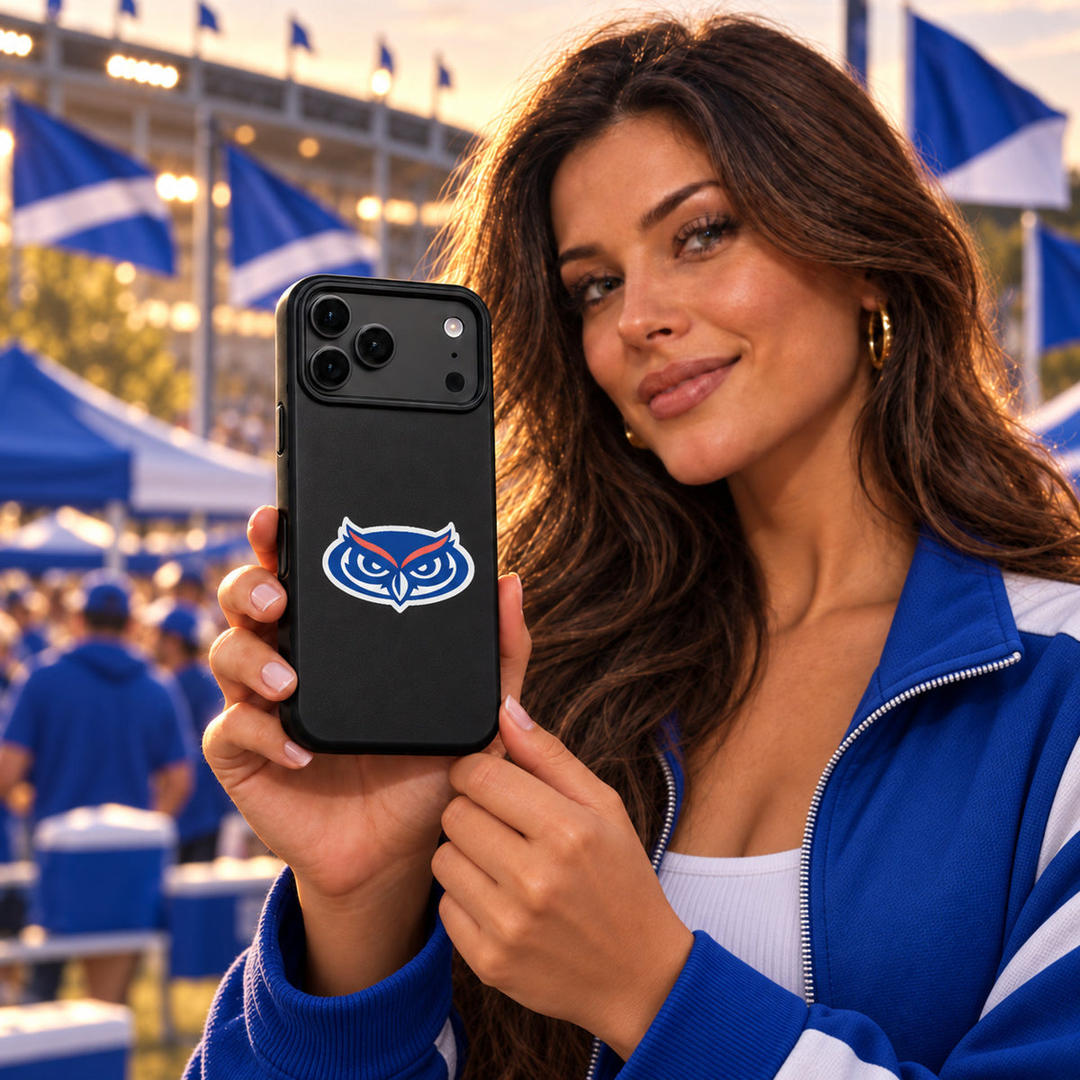 Florida Atlantic Owls FAU Phone Case Cover iPhone 17 Pro Max Samsung Galaxy S26