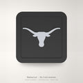 Texas Longhorns Blackout Trailer Hitch Cover 2 Inch Receiver Black