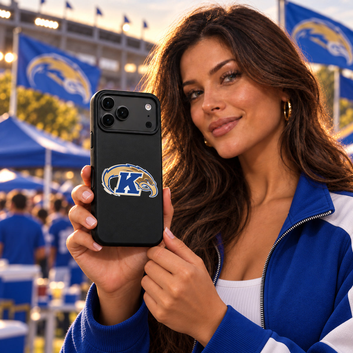 Kent State Golden Flashes Phone Case iPhone 17 Pro Max Samsung Galaxy S26