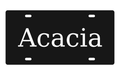 Acacia Fraternity Car Tag 12x6 Black White License Plate